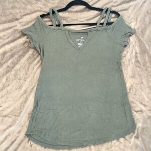 American Eagle (AE) Women's Short-sleeve Top Soft & Sexy